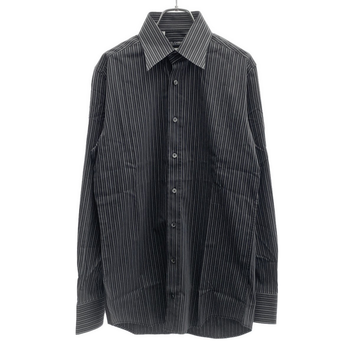 新品　DOLCE & GABBANA　ドルガバ　ドレスシャツ　ブラック　38 楽天市場】質屋 DOLCE&GABBANA ドルガバ シャツ 37 サイズ 水玉
