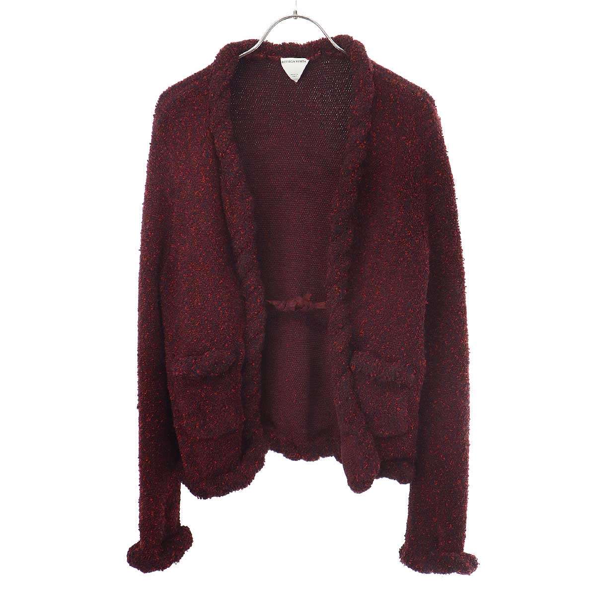 BOTTEGA VENETA ボッテガヴェネタ か細い相応う ジレー上衣 744371 V2R80 赤いこと S 【中古】 IT1SMHKVBASD