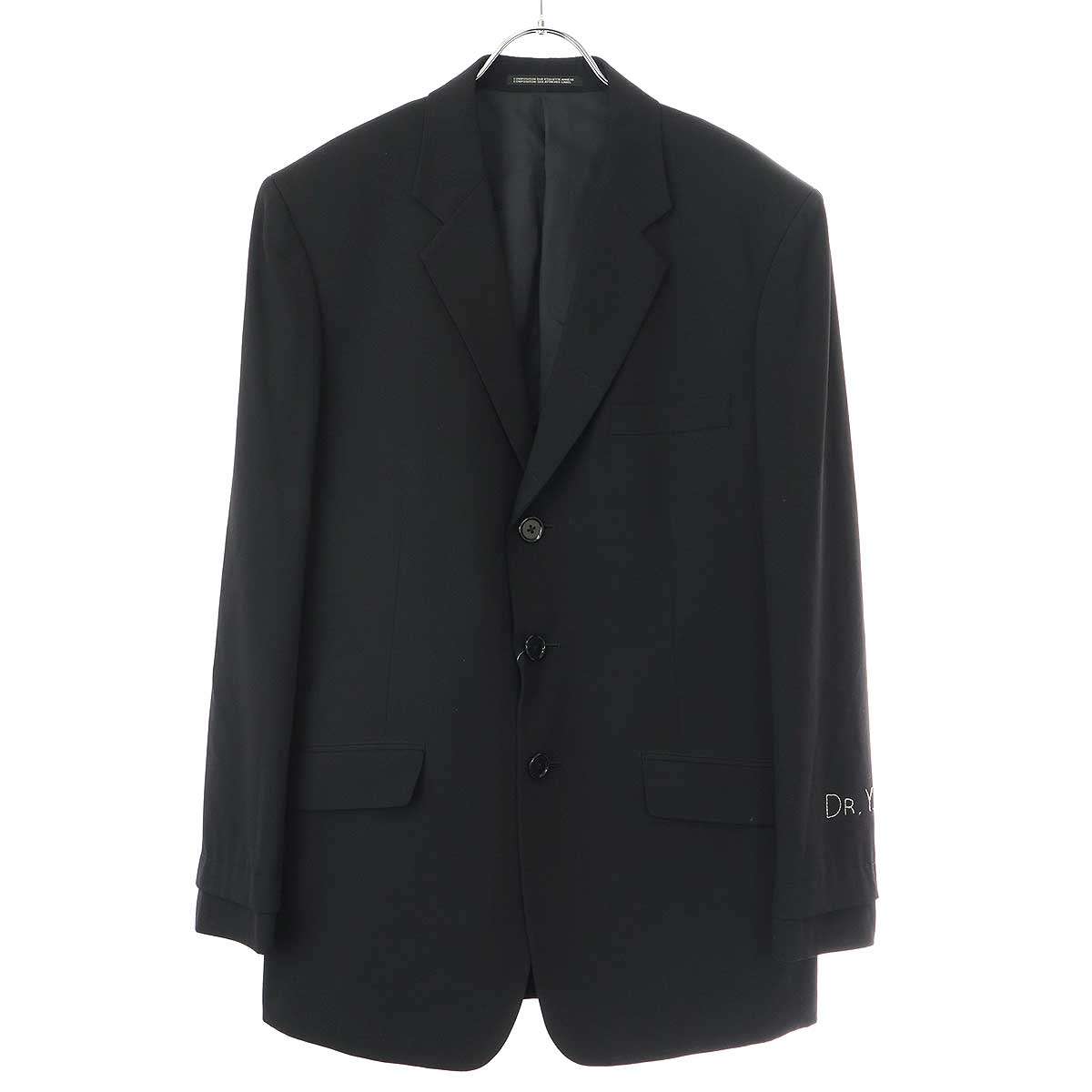 ヨウジヤマモト オム 90年代 刺繍ジャケット yohji yamamoto Yohji Yamamoto pour homme(ヨウジヤマモトプールオム) 90SS