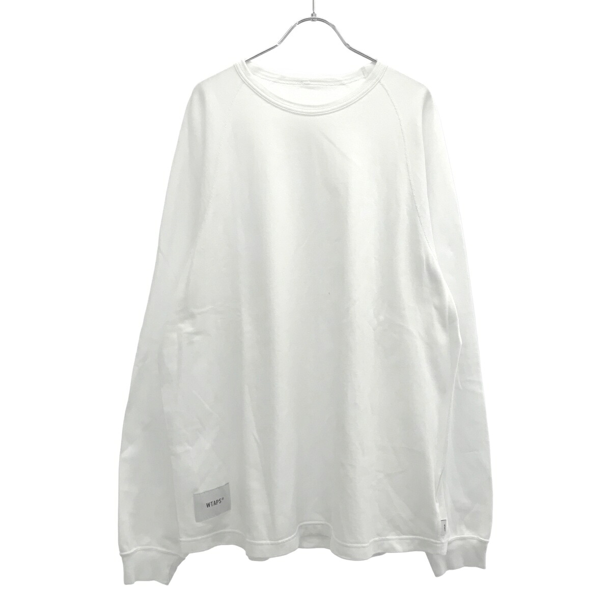 WTAPS ダブルタップス 24SS IAN/LS/COTTON イアン ロングスリーブカットソー 241ATDT-CSM17 白いこと 3 【中古】 IT9NVYP320U1