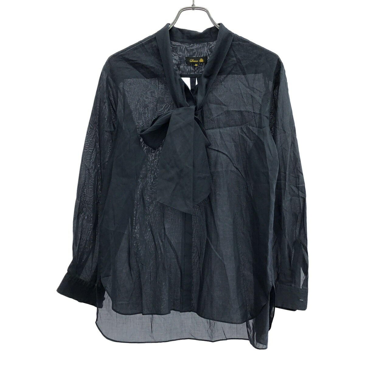 ドゥロワー　WINTER2 スパンコールバックリボンブラウス　36 WINTER2 スパンコールバックリボンブラウス