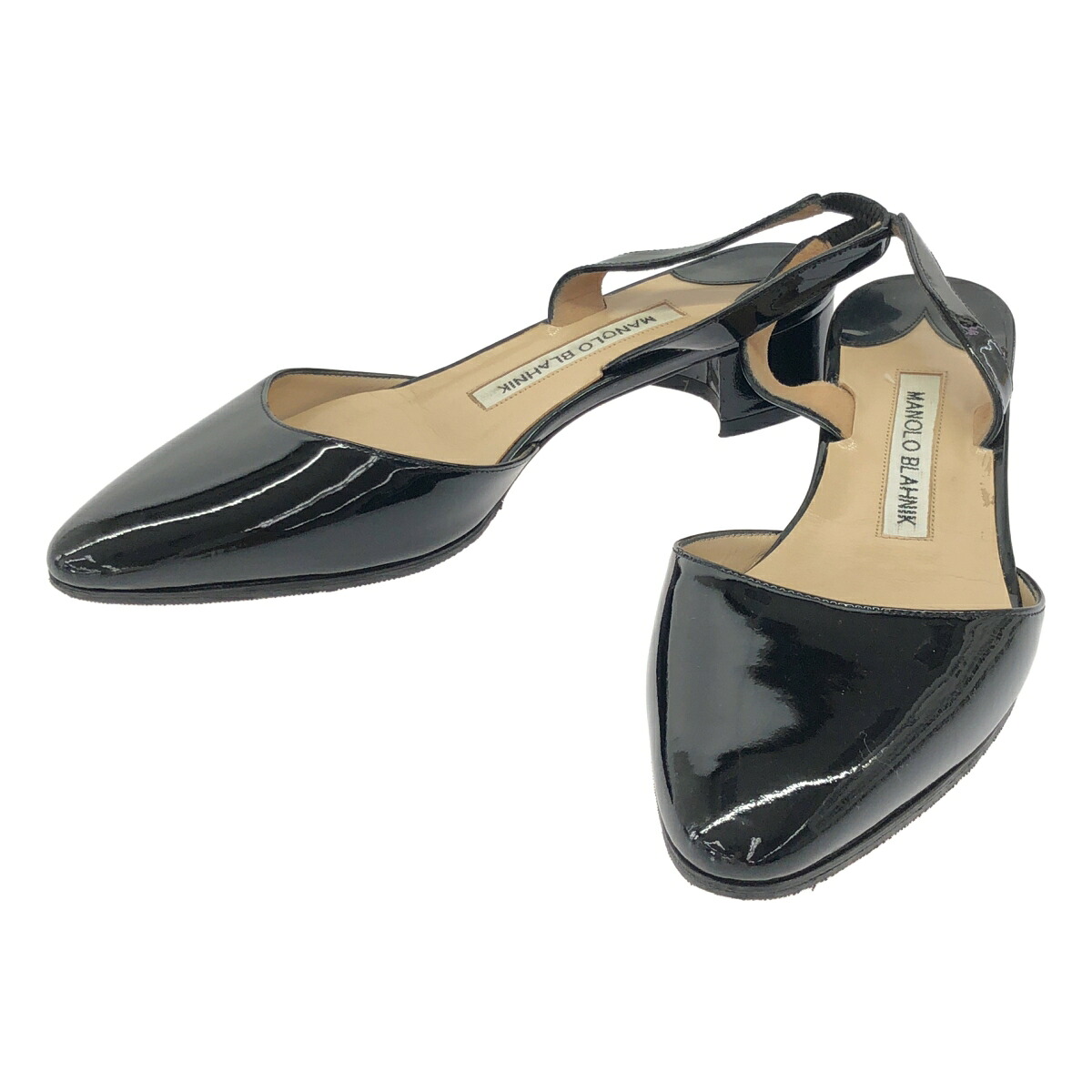 楽天市場】マノロブラニク パンプス ハンギシ フラットシューズ