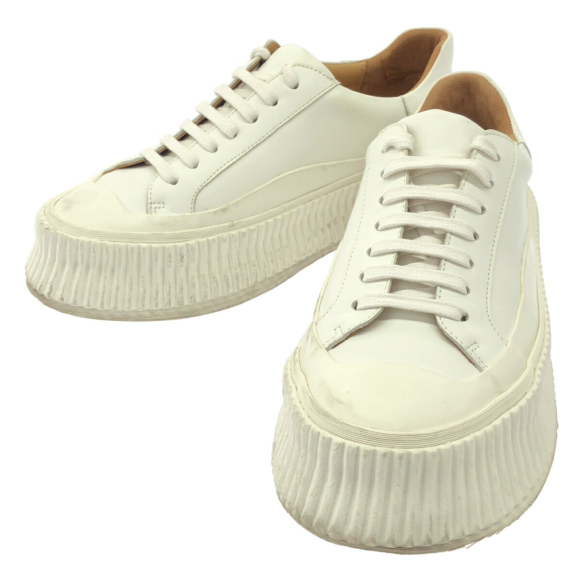 美品 JIL SANDER 36 エスパドリーユ スリッポン 中古・古着通販】JIL SANDER (ジルサンダー) プラットフォーム