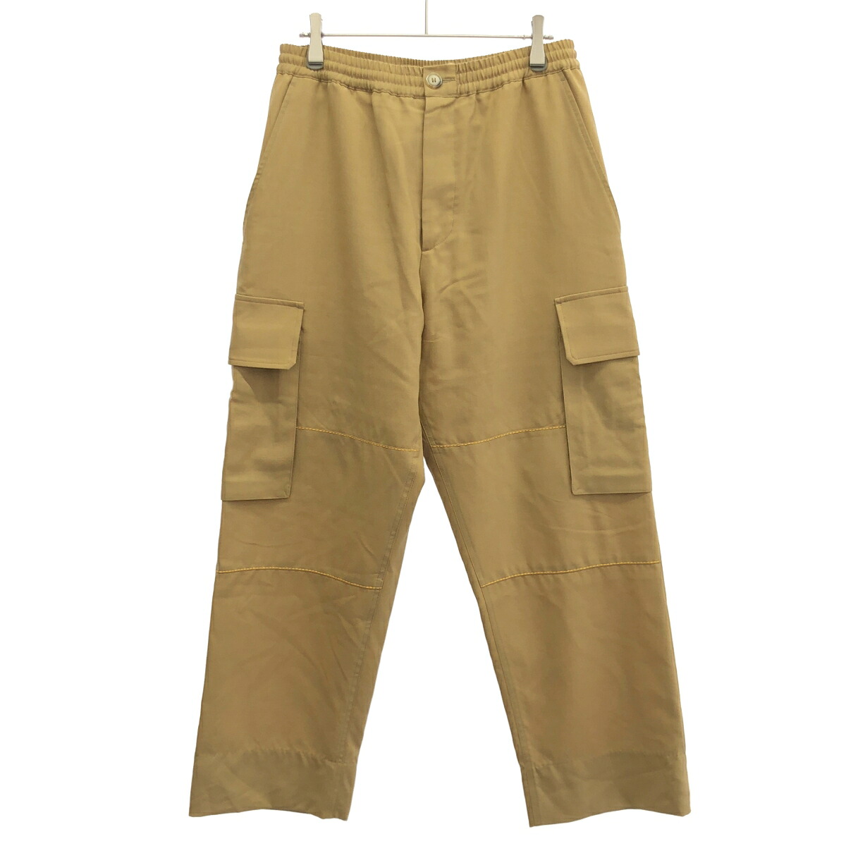 MARNI マルニ 23SS MA DRAWSTRING CARGO PANTS MA トロピカルウールドローストリングカーゴパンツ PUMU0207U7 ベージュ 48 【中古】 IT2FK6QGYLX1