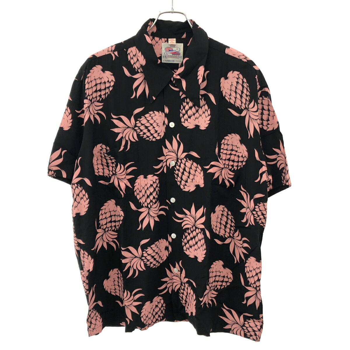 DUKE KAHANAMOKU デューク カハナモク SPECIAL EDITION DUKE PINEAPPLE パイナップルアロハシャツ DK36201 ブラック XXL 【中古】 ITO9YP7MNBH0