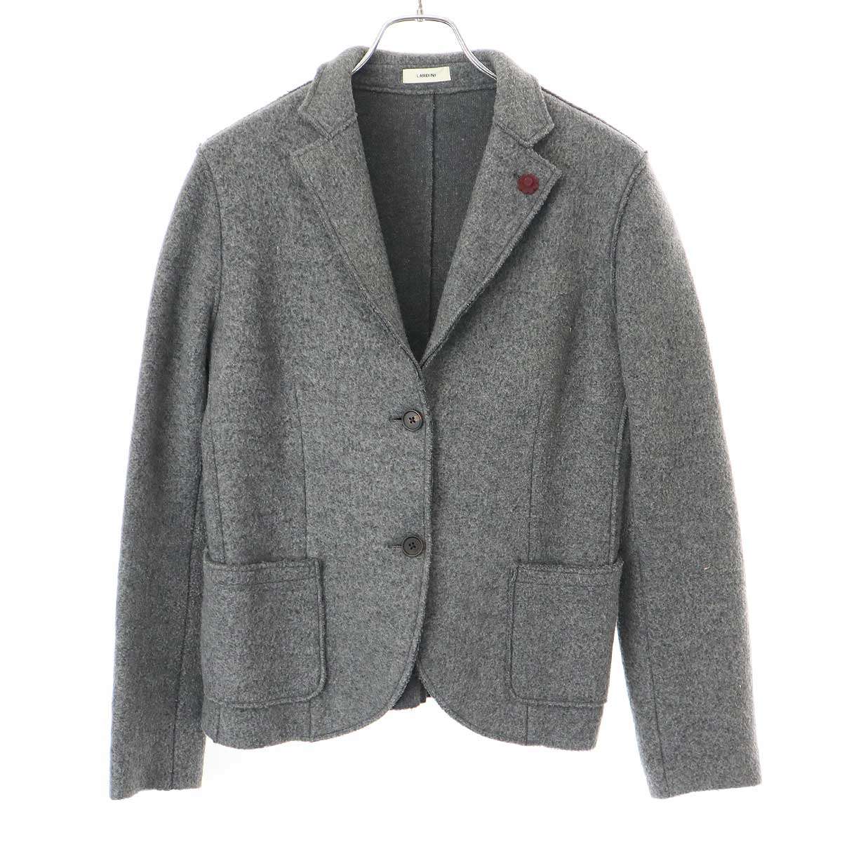 LARDINI ラルディーニ カシミヤ混ウールナイロンテーラードジャケット A9TJTIG9569 グレー 42 【中古】 ITD29EH3U75W｜MODESCAPE 店