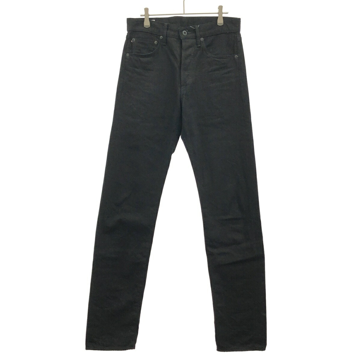 ONI DENIM 鬼ジーンズ 13薬局衡オンス Jet Black Denim Neat Straight ジーンズズボン下  黒いこと 29 【中古】 ITX3XDPLW4TE