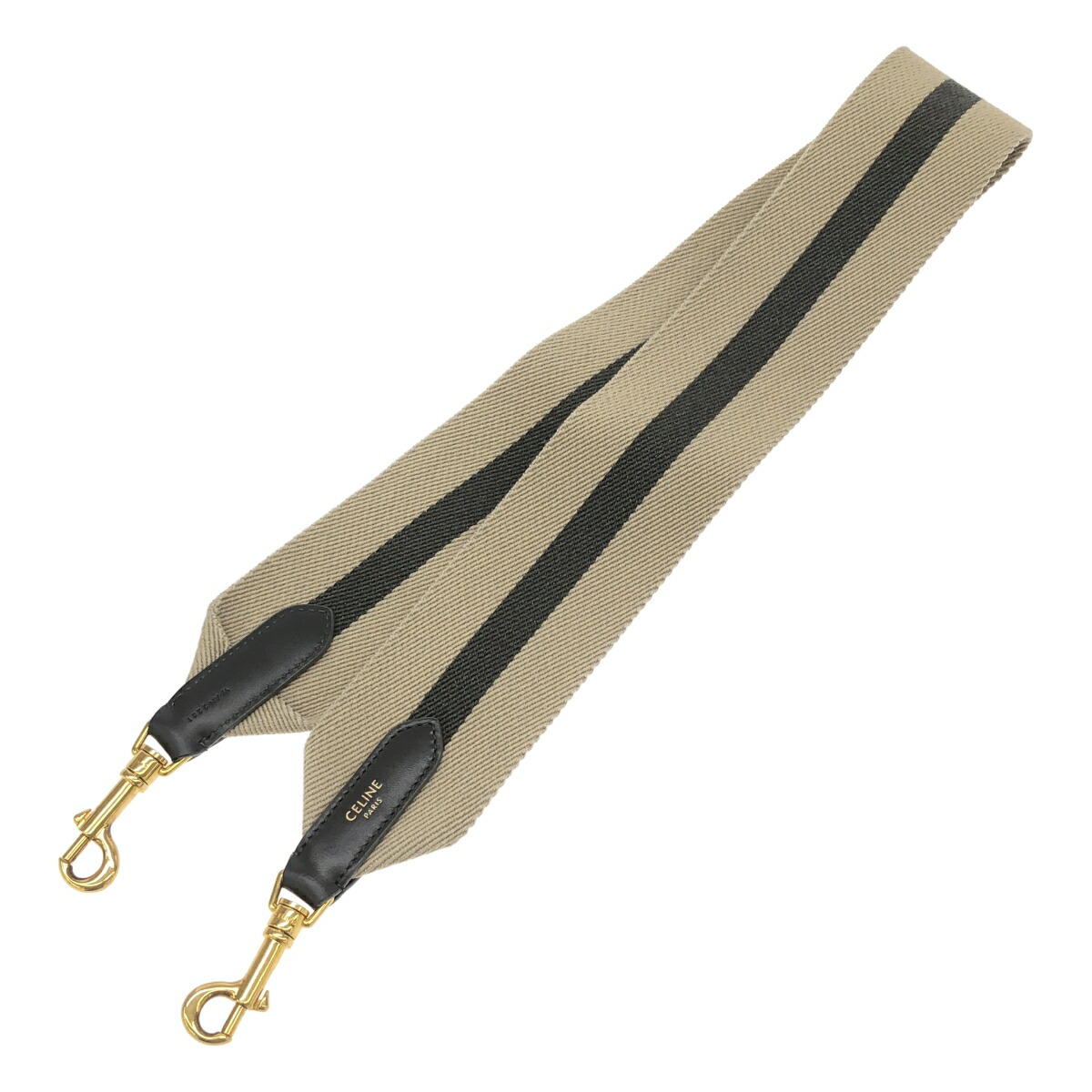 極美品✨ セリーヌ ジャガード ロングストラップ ウール グレー ゴールド金具 極美品✨ セリーヌ ジャガード ロングストラップ ウール グレー