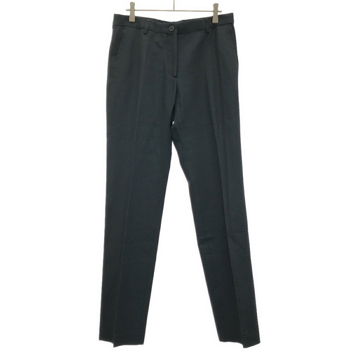 DRIES VAN NOTEN / スラックスパンツ/46/コットン/BLK/ストライプ DRIES VAN NOTEN◇スラックスパンツ/46/コットン/BLK/ストライプ Dries