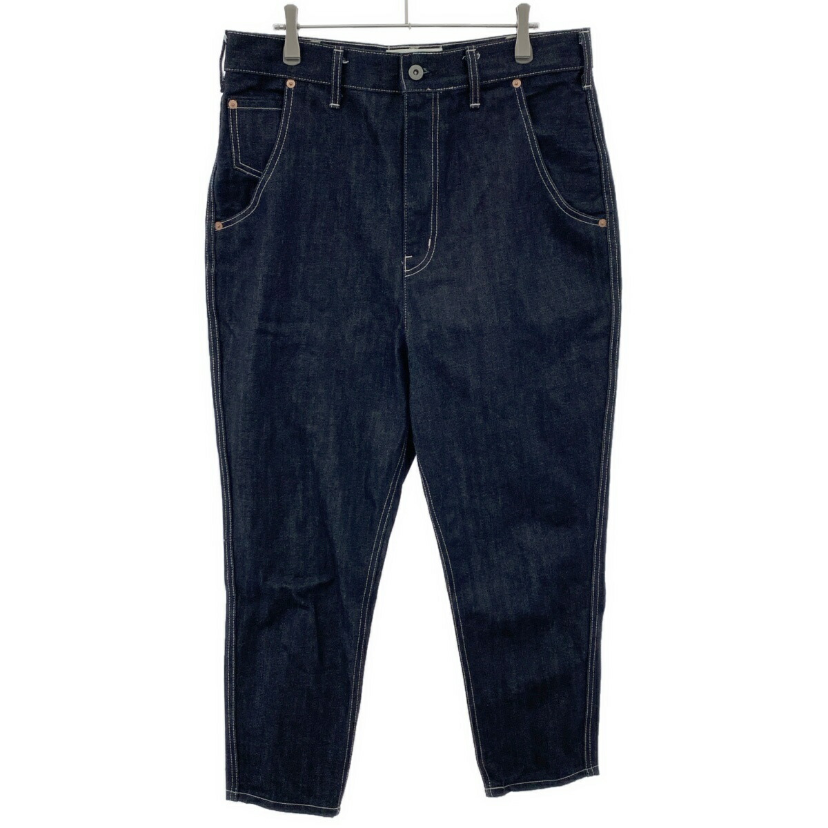 JUNYA WATANABE デニムサルエルパンツ Junya Watanabe MAN クロップド サルエルジーンズ | ブルー