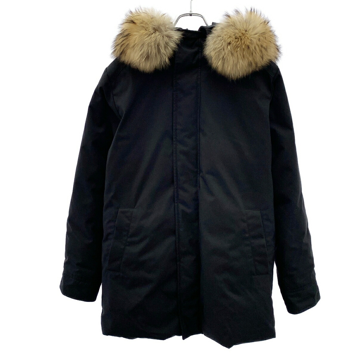 PYRENEX ピレネックス ANNECY FUR ダウンジャケット W20PJ1 ブラック M 【中古】 IT1CY8WXJU4P｜MODESCAPE 店