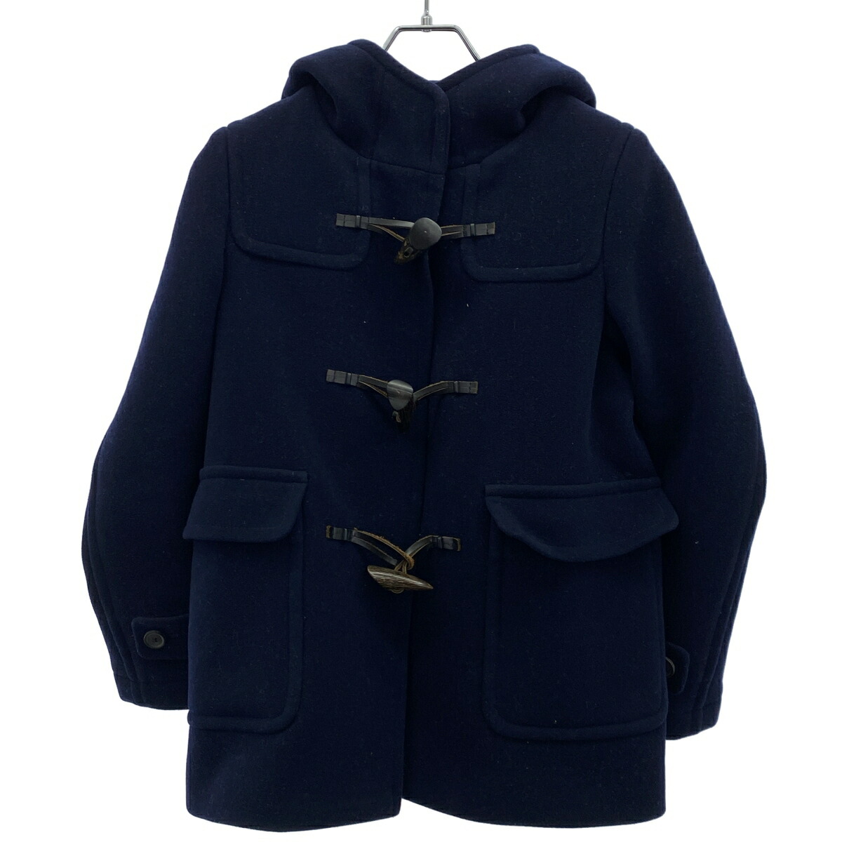 トゥモローランド　マカフィー　ネイビー ダッフルコート ウール素材　36 トゥモローランド マカフィー ネイビー ダッフルコート ウール