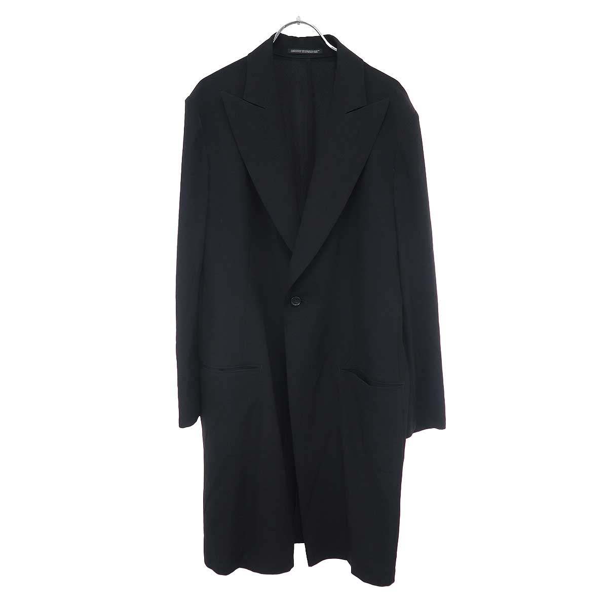 ヨージヤマモト　ロングジャケット Yohji Yamamoto FEMME】ボタンレスロングジャケット入荷[2020.02.10