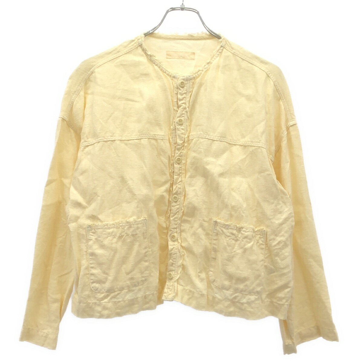 楽天市場】【中古】nest Robe リネンガーゼ袖ドッキングシャツ