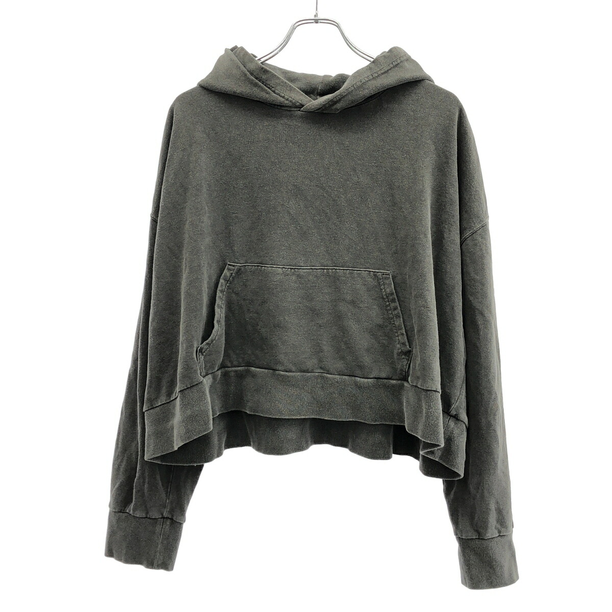 Y ワイズ 23AW FRENCH TERRY HOODIE フレンチテリープルオーバーパーカー YC-T19-959 チャコール 2 【中古】 ITN56XH0QJU4