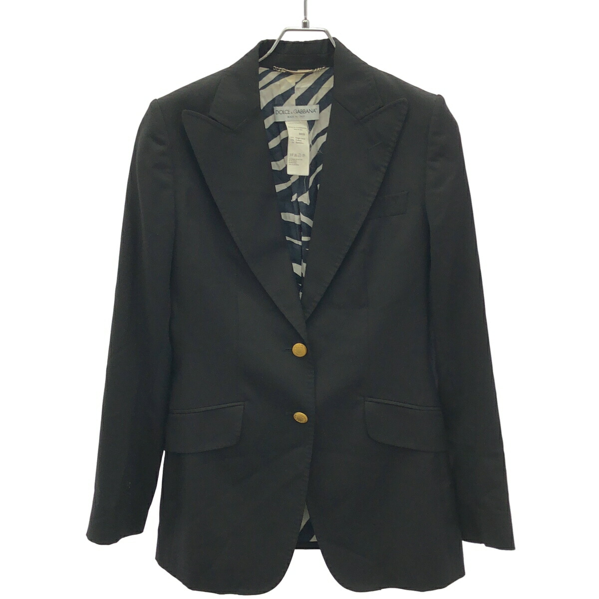 楽天市場】【中古】DOLCE ＆ GABBANA テーラードジャケット G2JZ4T