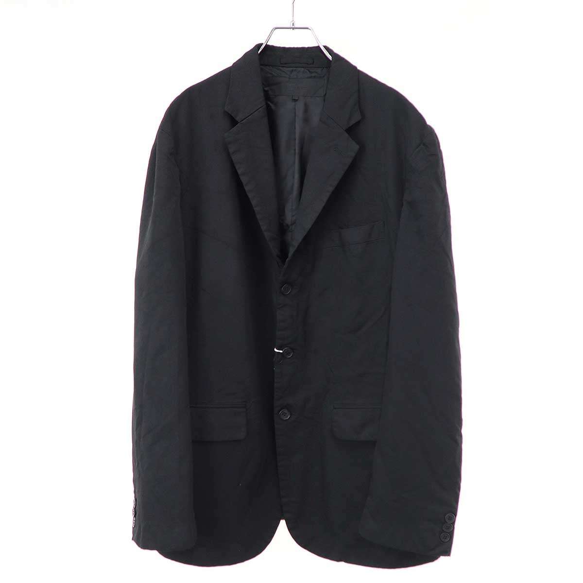 AD2005 コムデギャルソンオム ポリ縮ジャケット ボア 製品染め