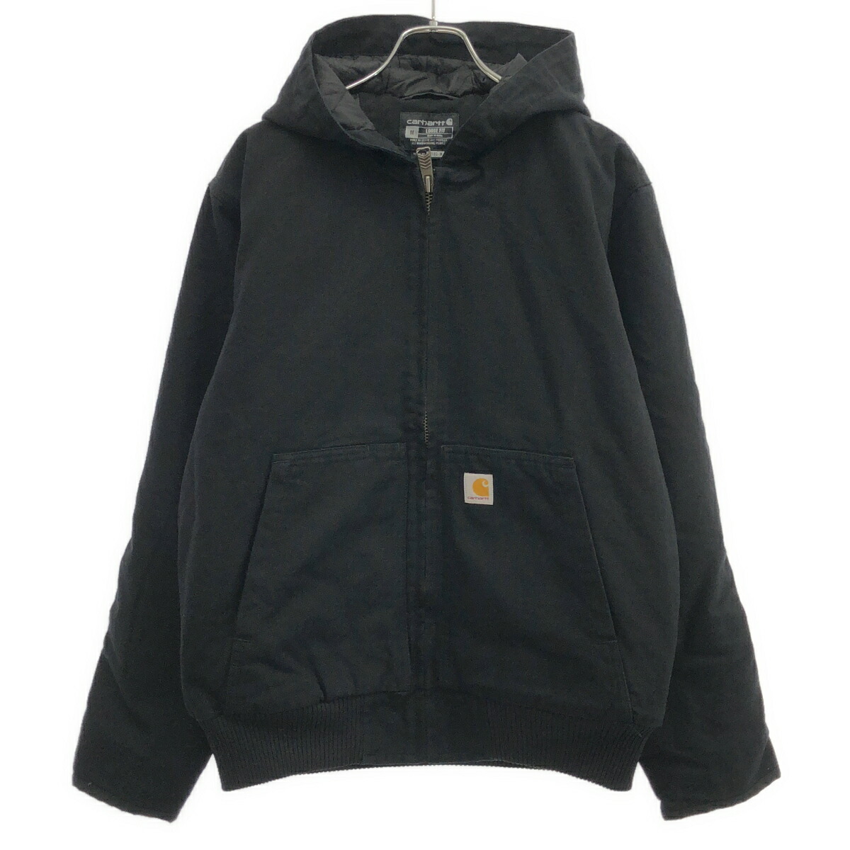 Carhartt カーハートブラック CAR-LUX HOODED JACKET ジップアップパーカー-カーハート ダブル