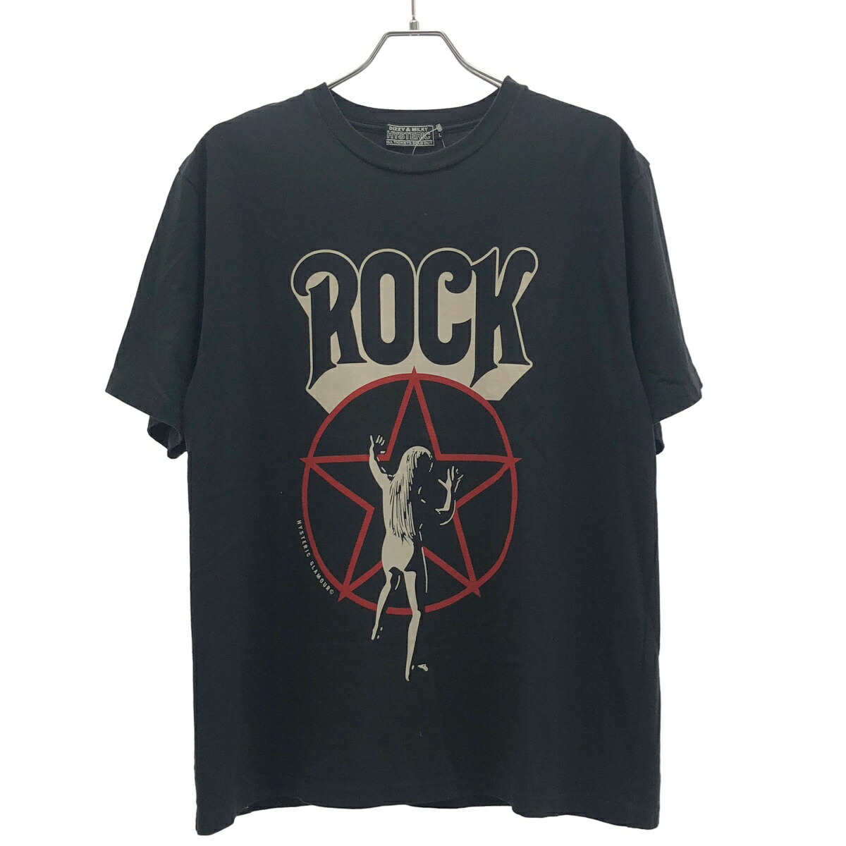 美品 ヒステリックグラマー 16ss Rock Me Baby Tシャツ 黒 S 楽天市場】F【HYSTERIC GLAMOUR THE CRAMPS/MK pt T-SHIRT Black