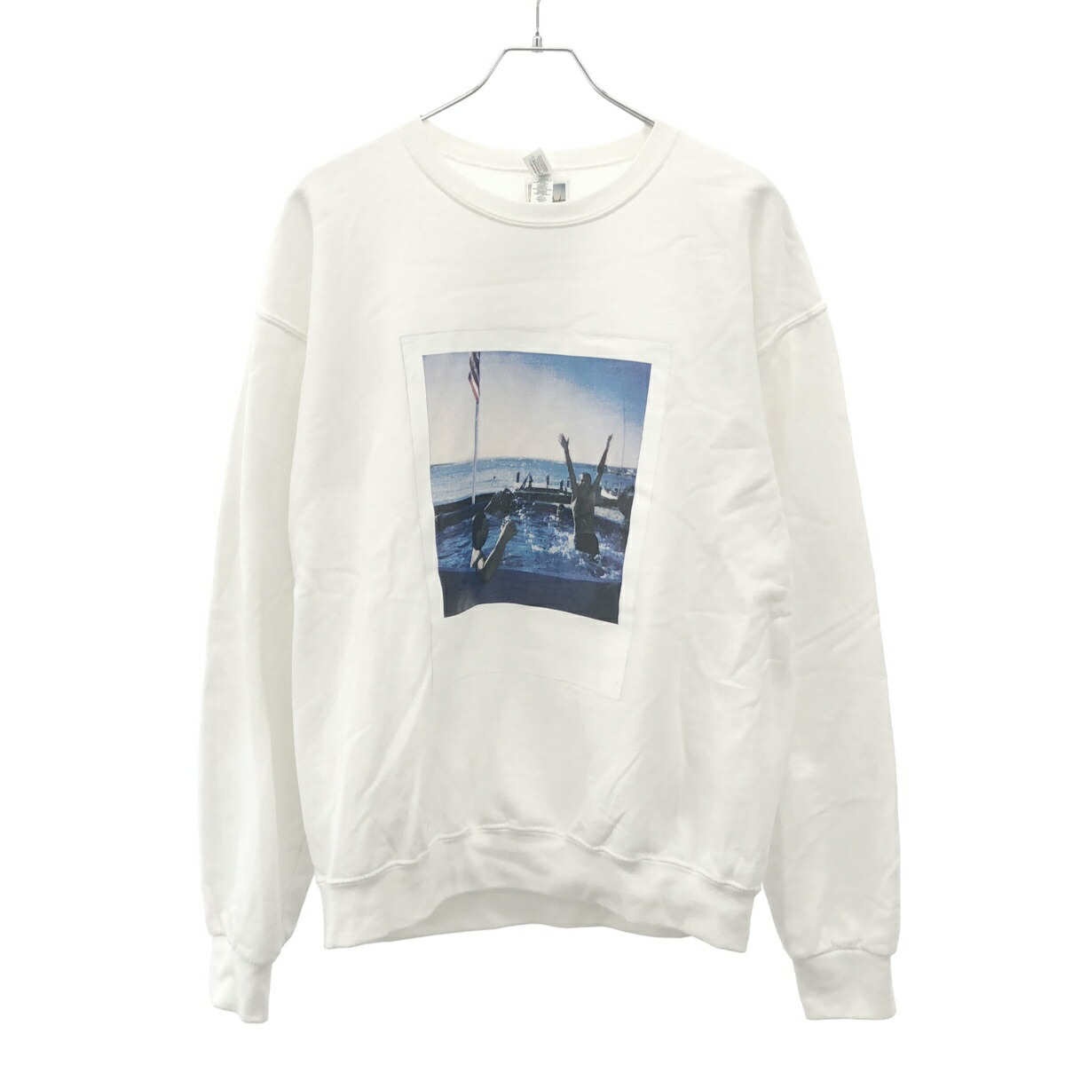 楽天市場】WACKO MARIA JEAN-MICHEL BASAQUIAT CREW NECK GRAY サイズL