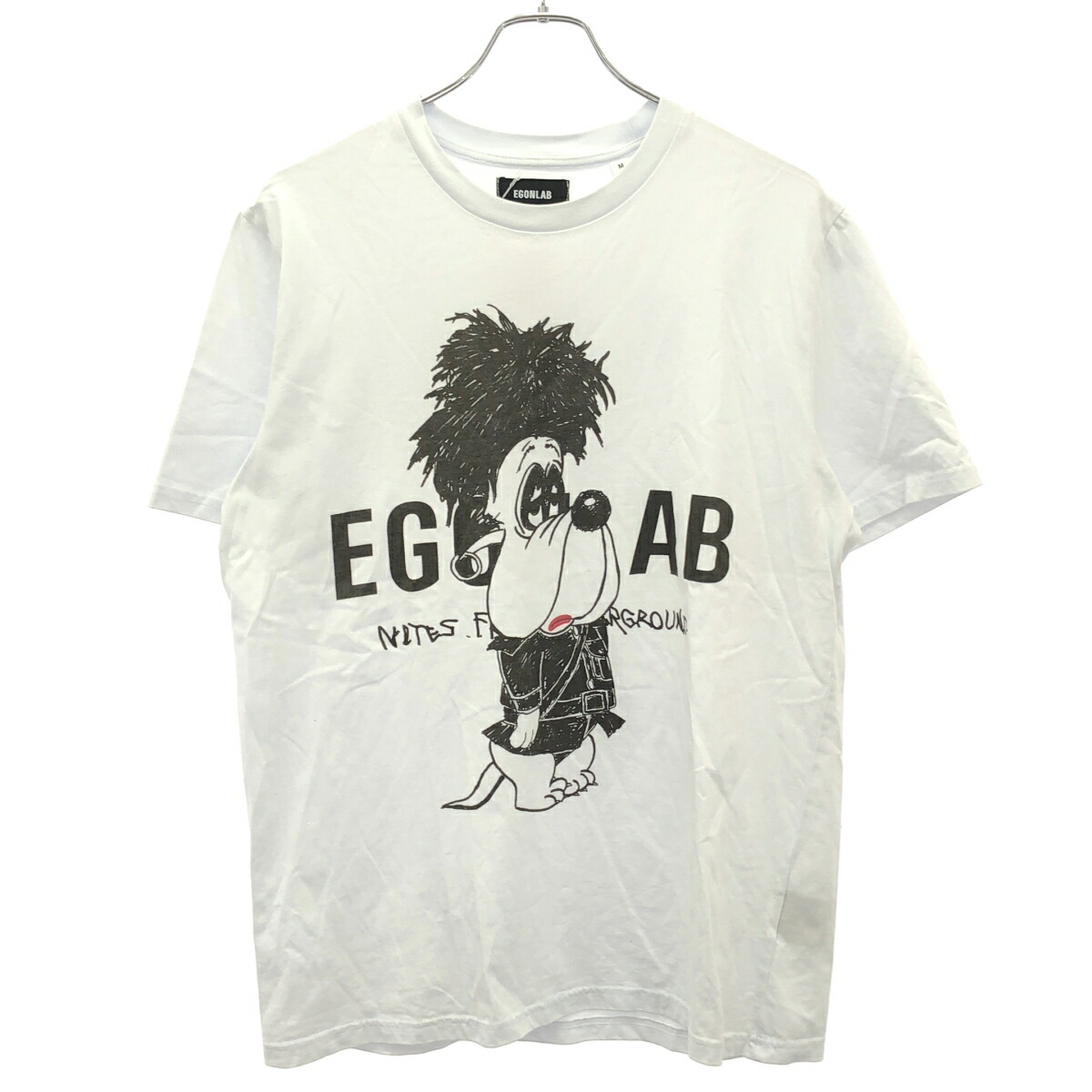 EGONLAB エゴンラボ 25SS 刷り上げるプルオーバー  白いこと M 【中古】 IT4KF137JLN4