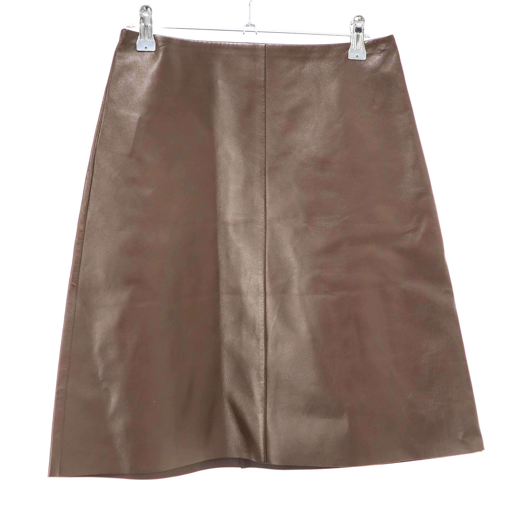 楽天市場】【中古】MIU MIUレザースカート ブラック サイズ：40【価格