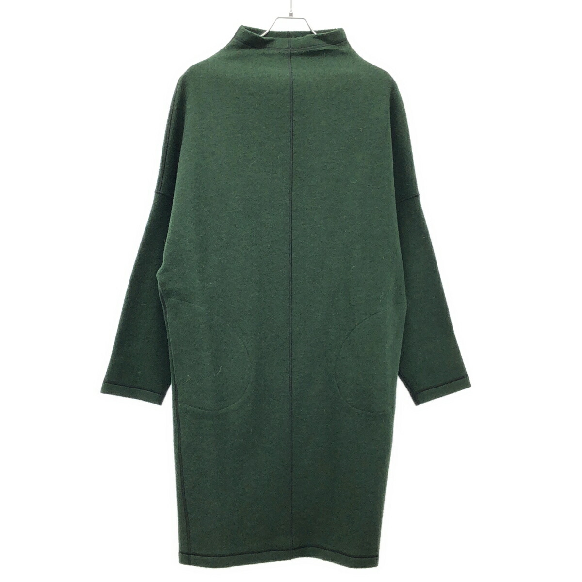 JIL SANDER ジルサンダー 16AW フェルトウールワンピース JSPI710015 緑であること 34 【中古】 ITCV7MUSSKCW