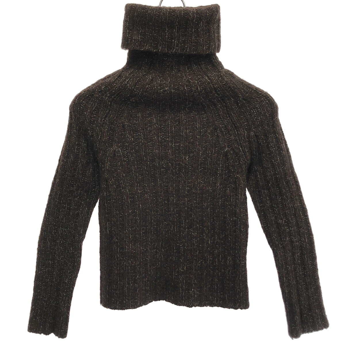 Yohji Yamamoto ヨウジヤマモト 2003AW タートルネックケーブルニットセーター FU-K02-996 バーガンディ 3 【中古】 ITKATJD22HUS｜MODESCAPE 店