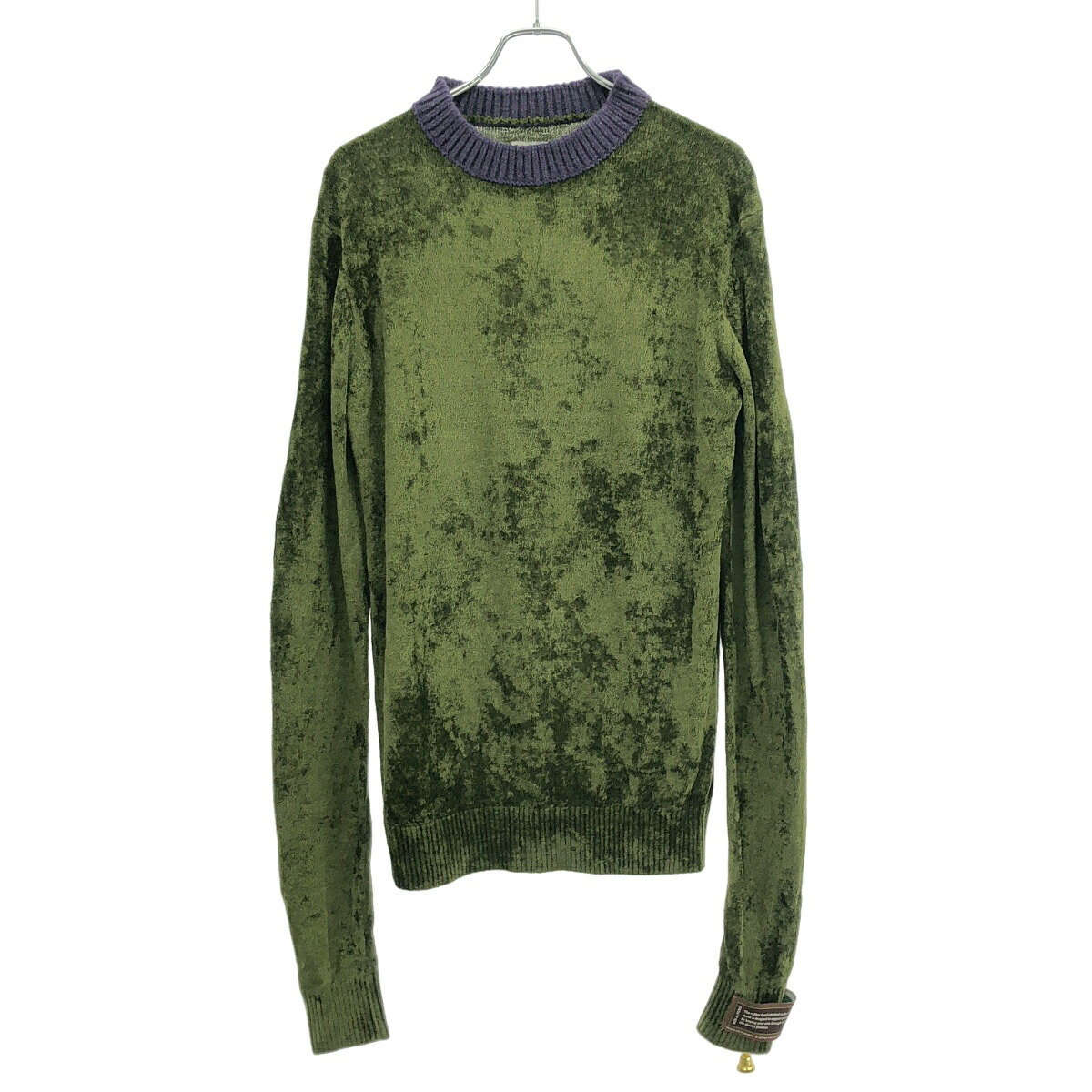 BED J.W. FORD 寝台ジェラルド・r・フォード 25AW Long long sleeve エルボーパッチモールニットセーター 25AW-B-KT05 カーキ 1 【中古】 ITGOVP13HBA0