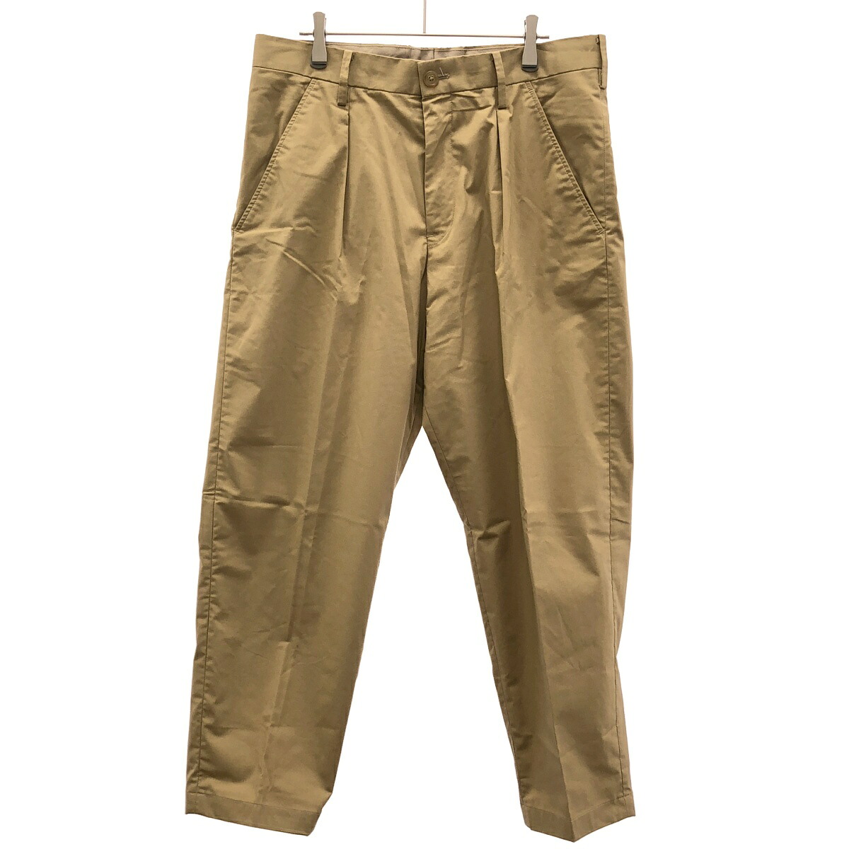 Yohji Yamamoto COSTUME D'HOMME ヨウジヤマモト コスチュームドオム 17SS コットンタックスラックスパンツ HD-P89-951 ベージュ 4 【中古】 ITWFVDUZMZ6W|MODESCAPE 店