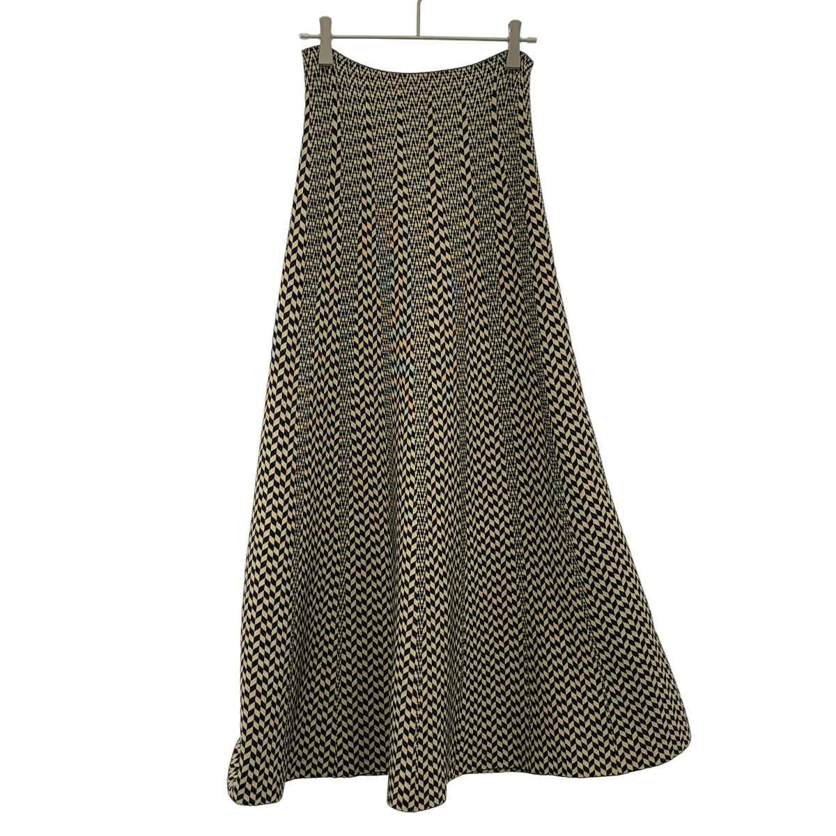 Pepa Pombo ペパポンボ 24SS ニットスカート 4110500170 ベージュ×ブラック【中古】 ITVFF97S60S2|MODESCAPE 店