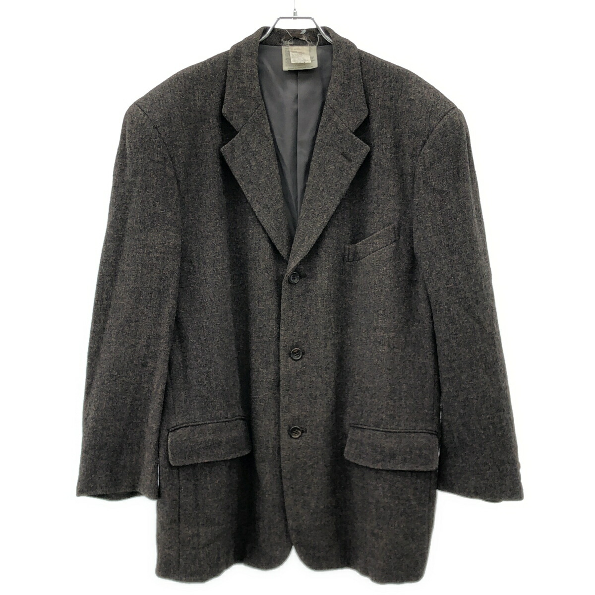 COMME des GARCONS HOMME PLUS コム デギャルソンオムプリュス 1993AW ウールツイード3Bテーラードジャケット  グレー L 【中古】 ITHYIG414M1C