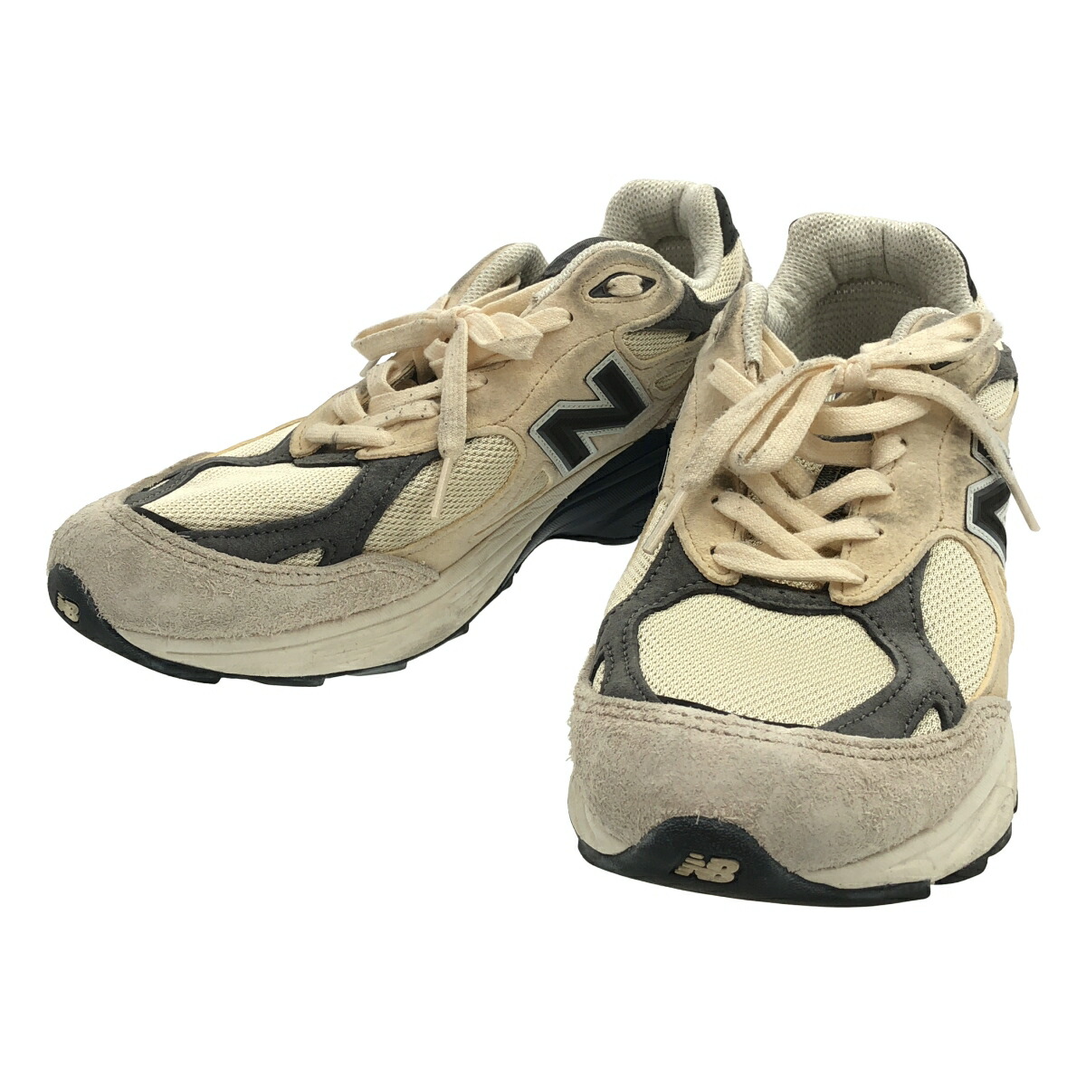 NEW BALANCE ニュー平衡にする M990AD3 Moonbeam スニーカー  ベージュ 27糎 【中古】 IT5YY6Z5JCQG