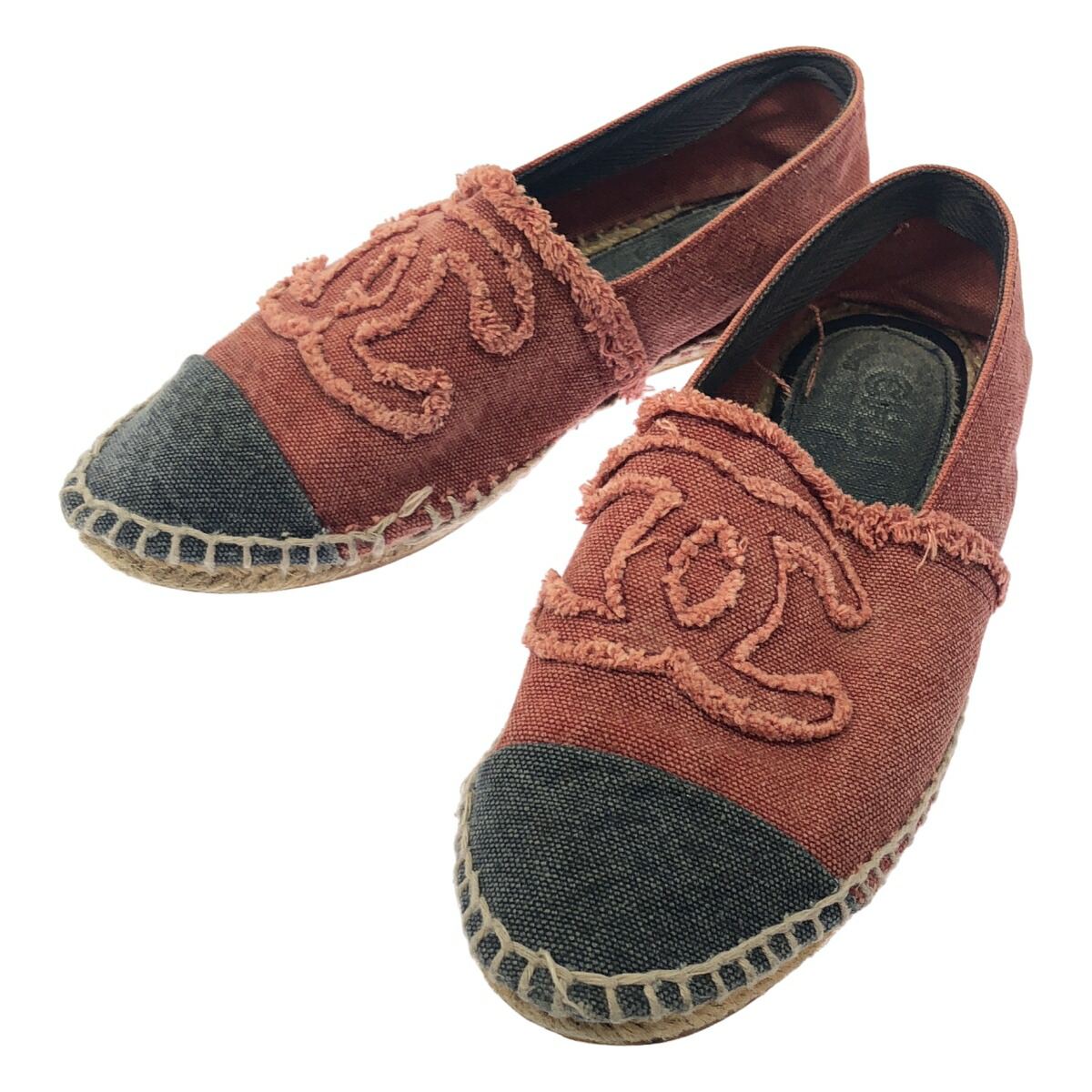 楽天市場】【シャネル】Chanel ココマーク エスパドリーユ スリッポン