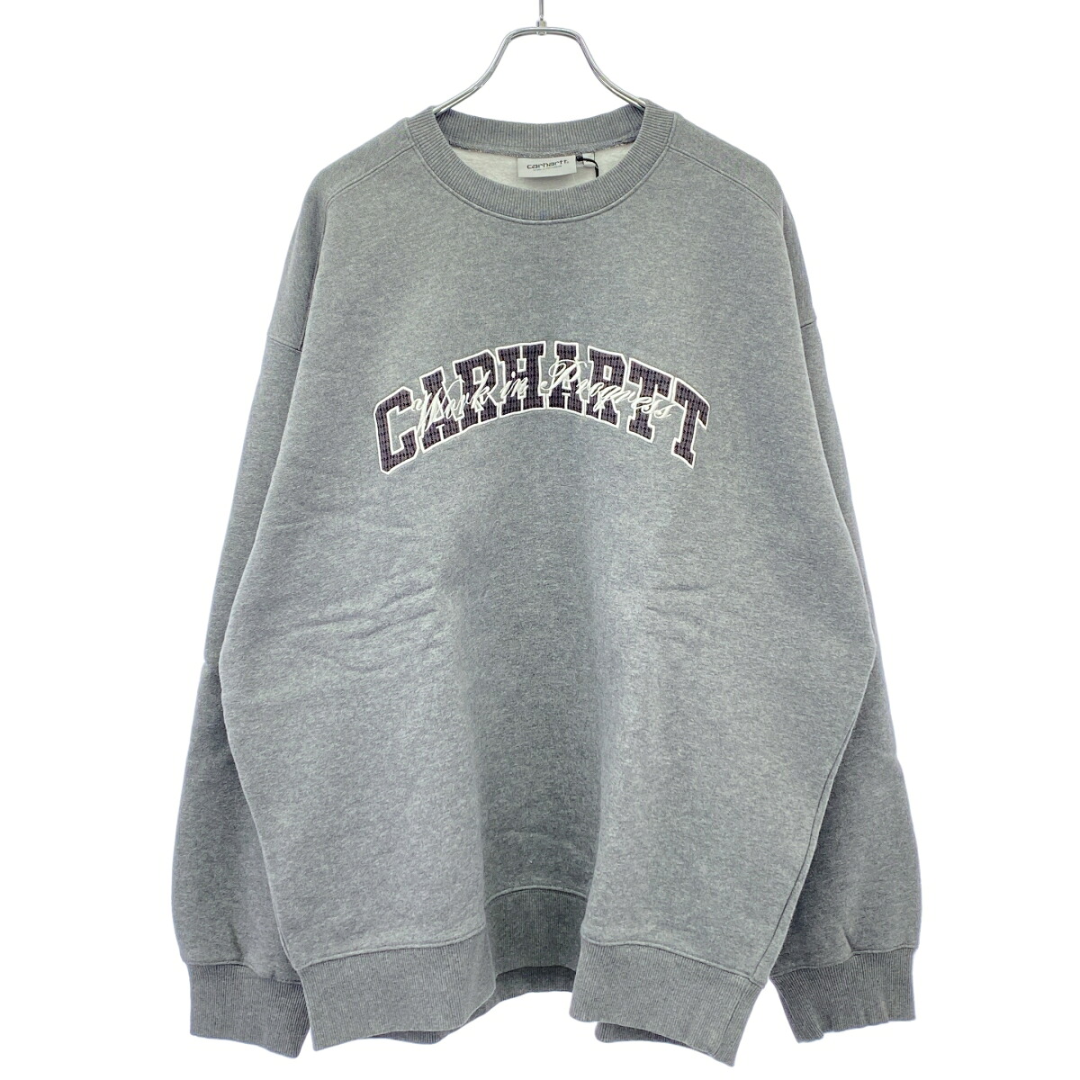 Carhartt カーハート Big School Sweat スウェットトレーナー グレー XL 【中古】 IT9YD6A8OP0W｜MODESCAPE 店