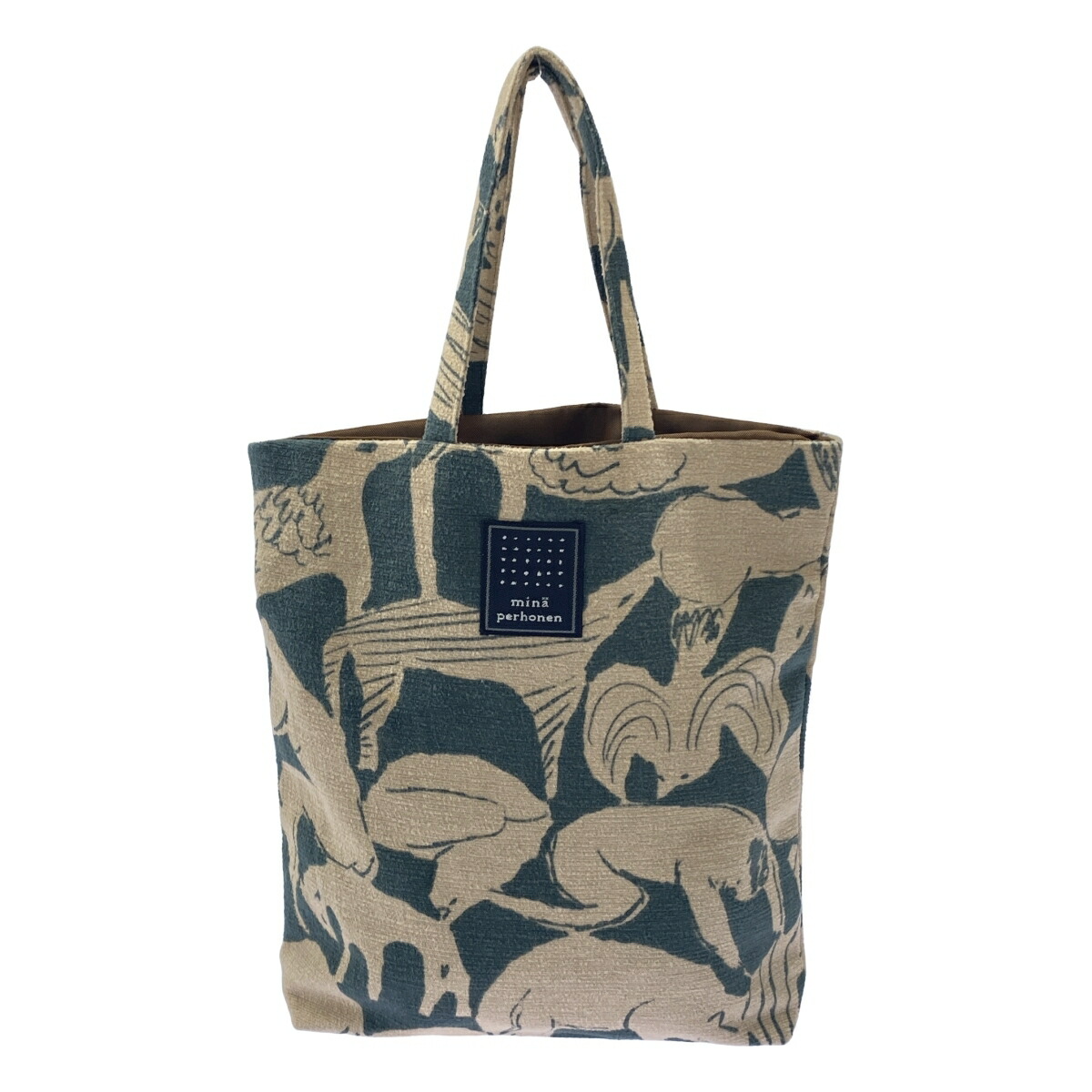 【1521】pomppia ランチトートバッグ size M＊ミナペルホネン 1521】pomppia ランチトートバッグ size M＊ミナペルホネン - メルカリ