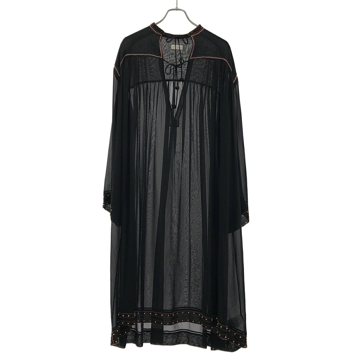 DRIES ドリスヴァンノッテン ドレス ワンピース シルク シースルー 