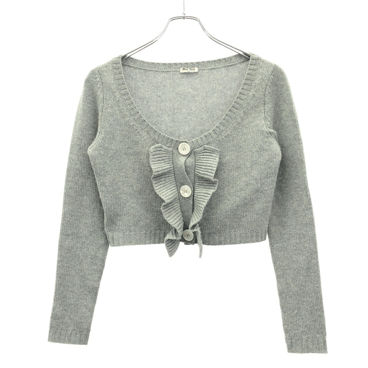 楽天市場】MIUMIU【ミュウミュウ】 国内正規 15SS コットン 半袖ニット