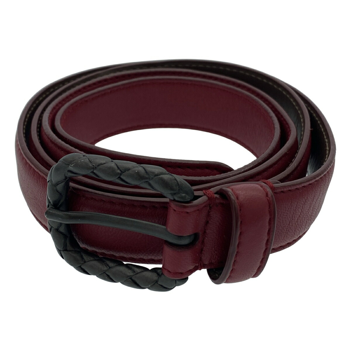 楽天市場】BOTTEGA VENETAボッテガヴェネタカーフレザーベルトシルバー