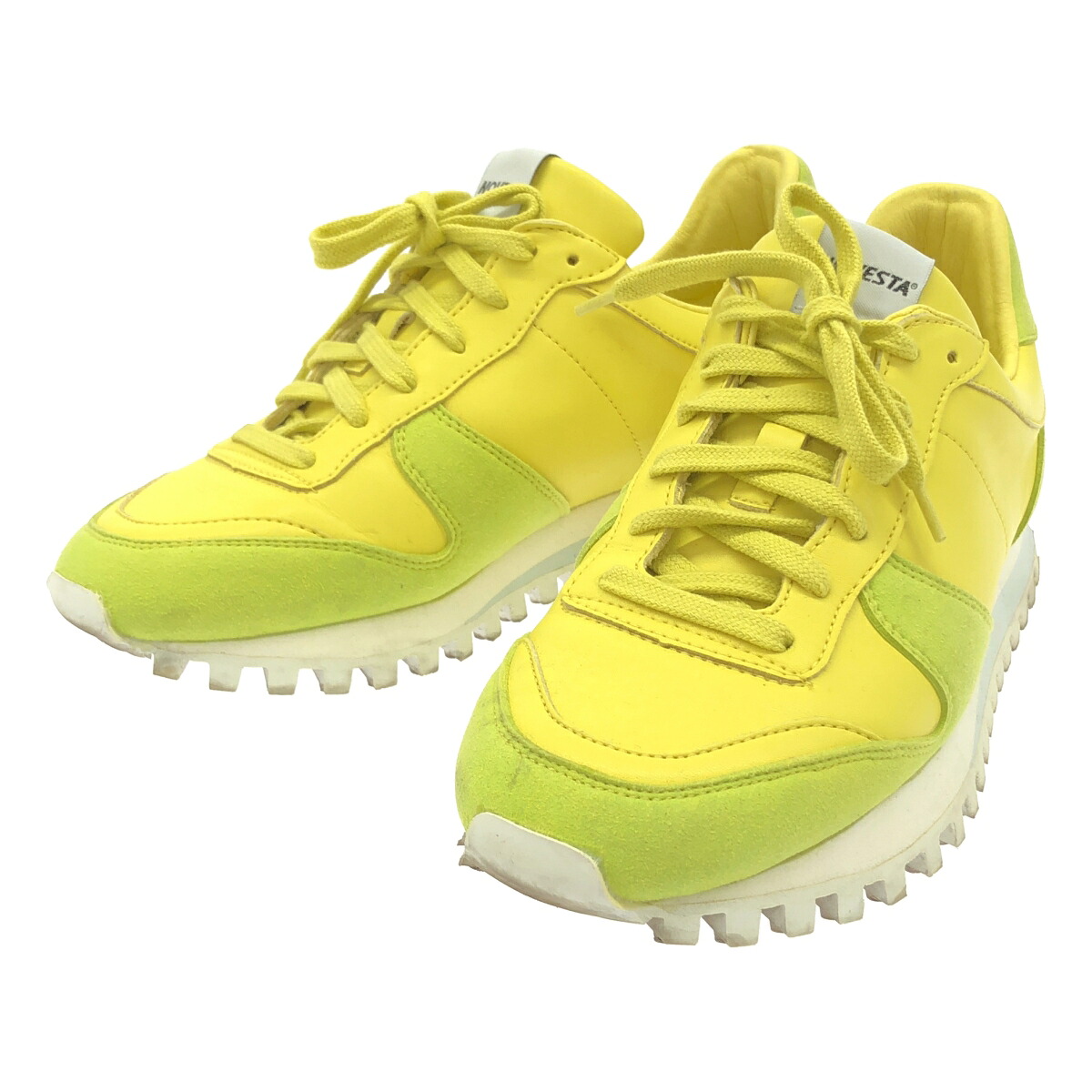 NOVESTA ノヴェスタ MARATHON TRAIL ALL YELOW マラソントレイル オールレザースニーカー イエロー 37 【中古】 IT3CDIQM0SC8|MODESCAPE 店