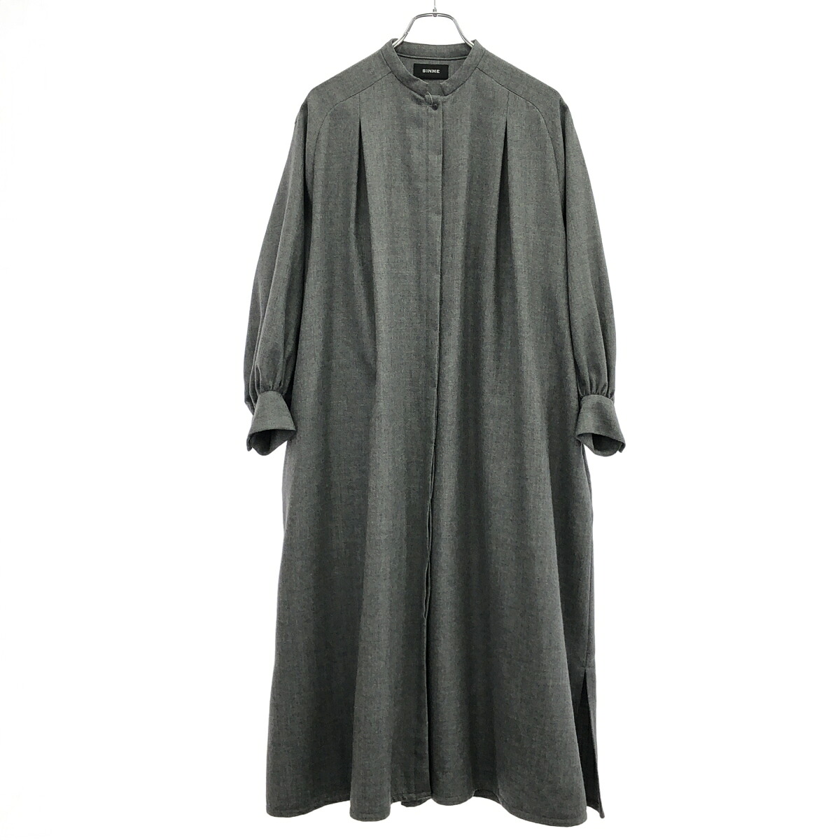 SINME シンメ スモックドレス ワンピース SK11 グレー F 【中古】 ITCNER5U6PR0|MODESCAPE 店