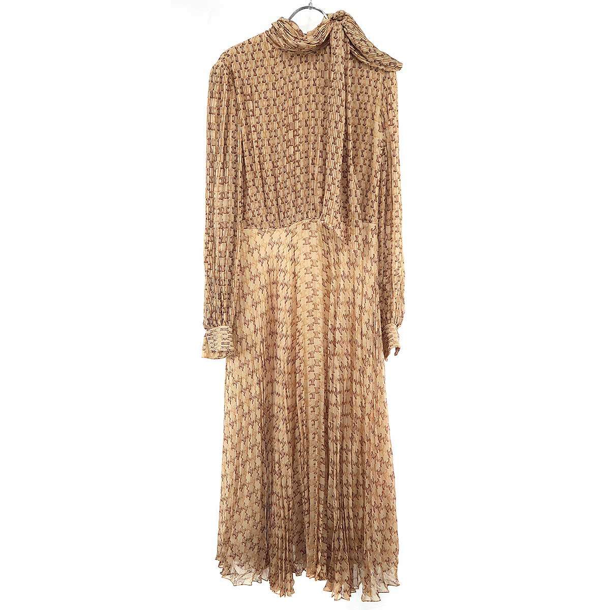 楽天市場】【セリーヌ】Celine ラヴァリエール 総柄 リボン シルク