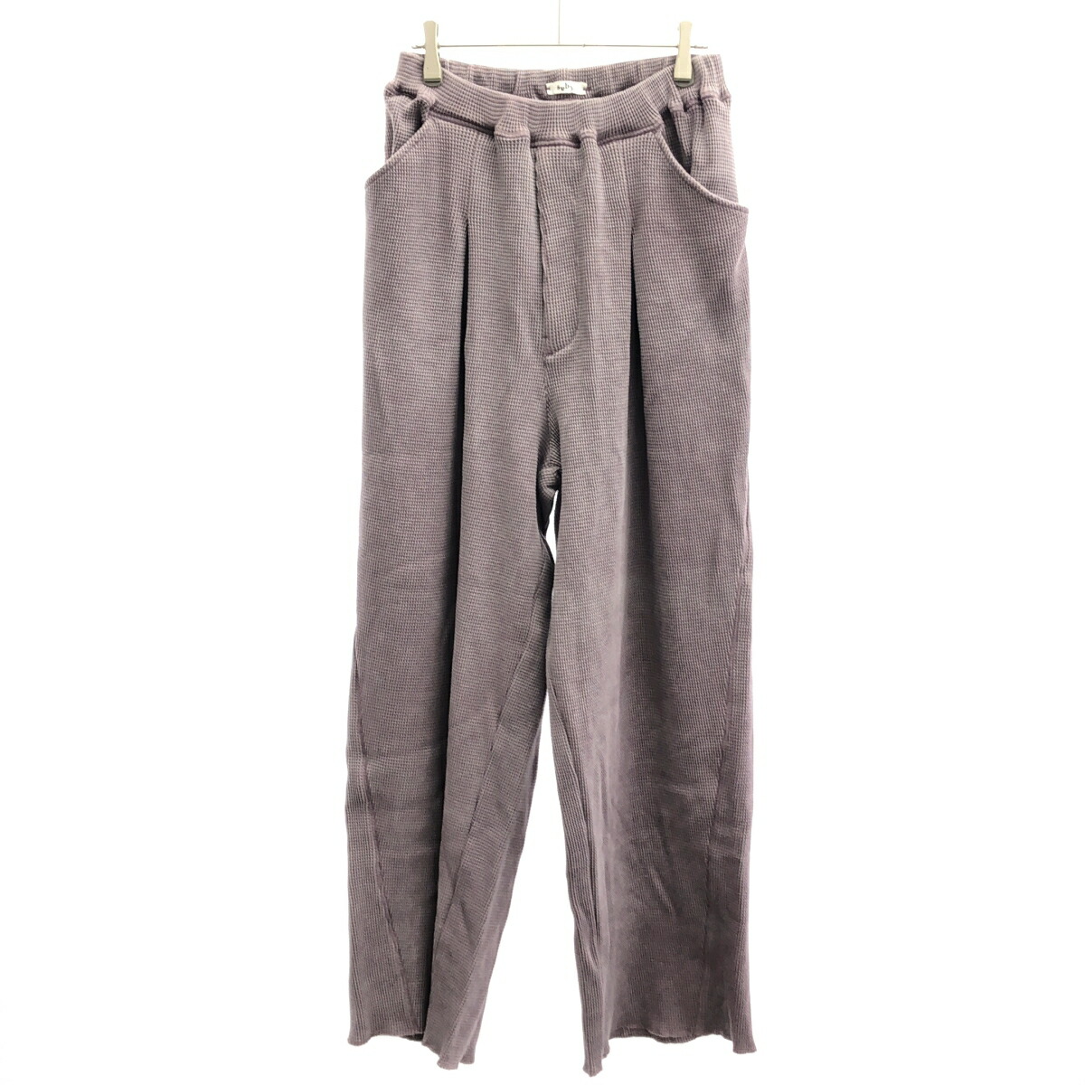 saby サバイ 25AW WAFFLE EASY PANTS - Pigment Stone Wash イージーパンツ 25W-081833 パープル 3 【中古】 ITAC8PND2FMC