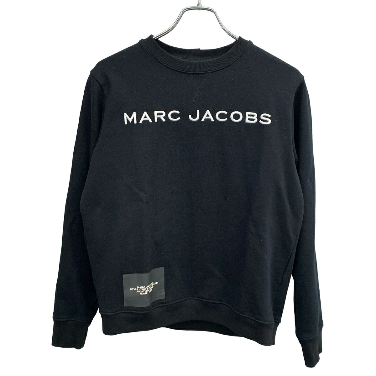 MARC JACOBS 目じるし ジェイコブス THE SWEATSHIRT スウェットトレーナー C604C05PF21 黒いこと XS 【中古】 IT2BKWXMRFU8