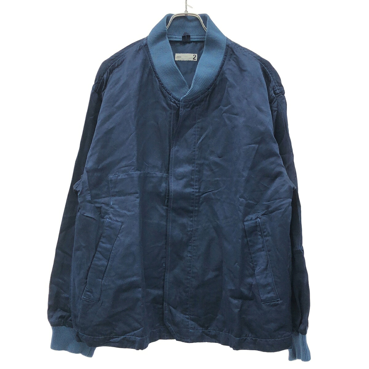 ts(s) ティーエスエス GARMENT DYE SATIN JACKET ガーメントダイサテンジャケット  青み 2 【中古】 ITLUNSWY758G