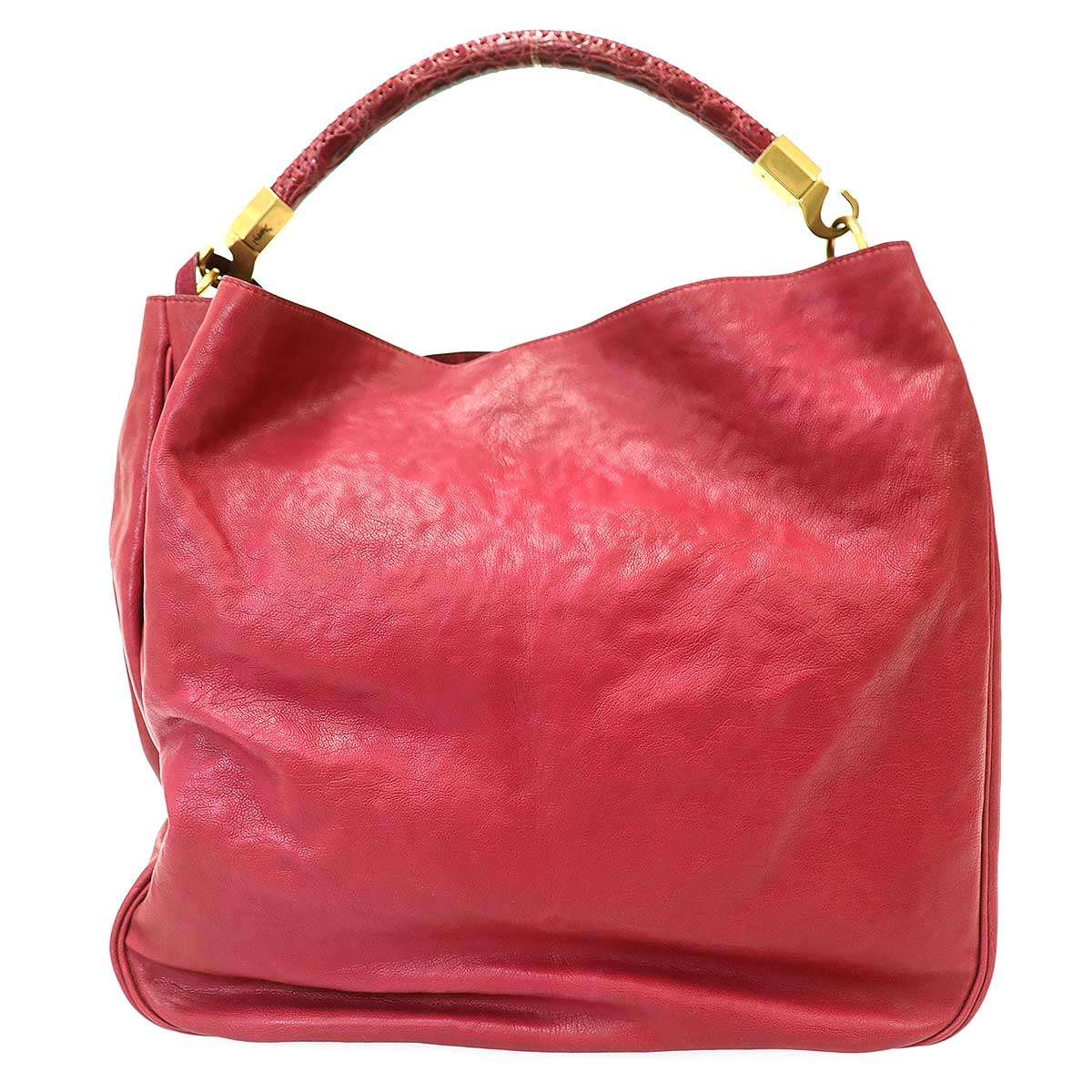 YVES SAINT LAURENT rive gauche イヴサンローラン リヴゴーシュ ローディ ハンドバッグ 228840 ピンク 【中古】 ITNFL0UROTQQ｜MODESCAPE 店