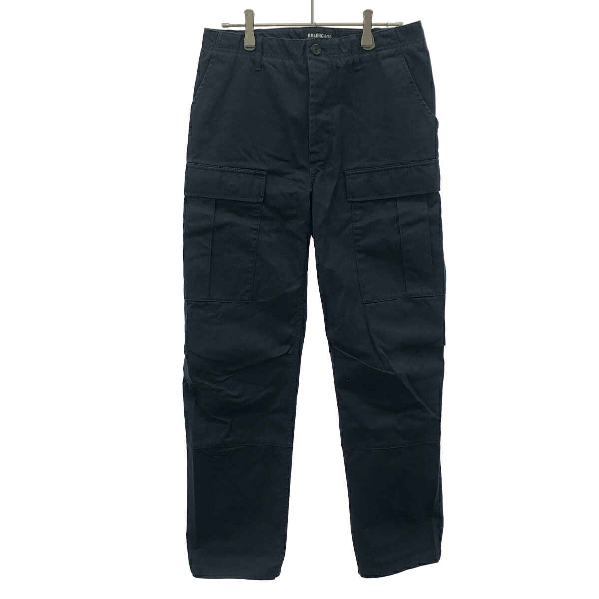 BALENCIAGA バレンシアガ 19SS コットンカーゴパンツ 557301 TDO06 米国海軍 44 【中古】 ITI9XJH1EZTW