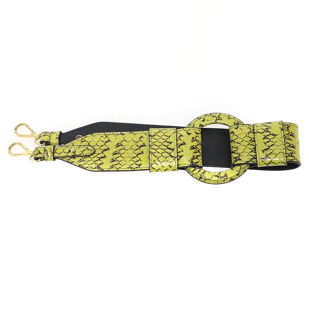 PRADA プラダ 24AW アイヤーズパイソンストラップ  緑であること  【中古】 IT1GBKM5N2E8