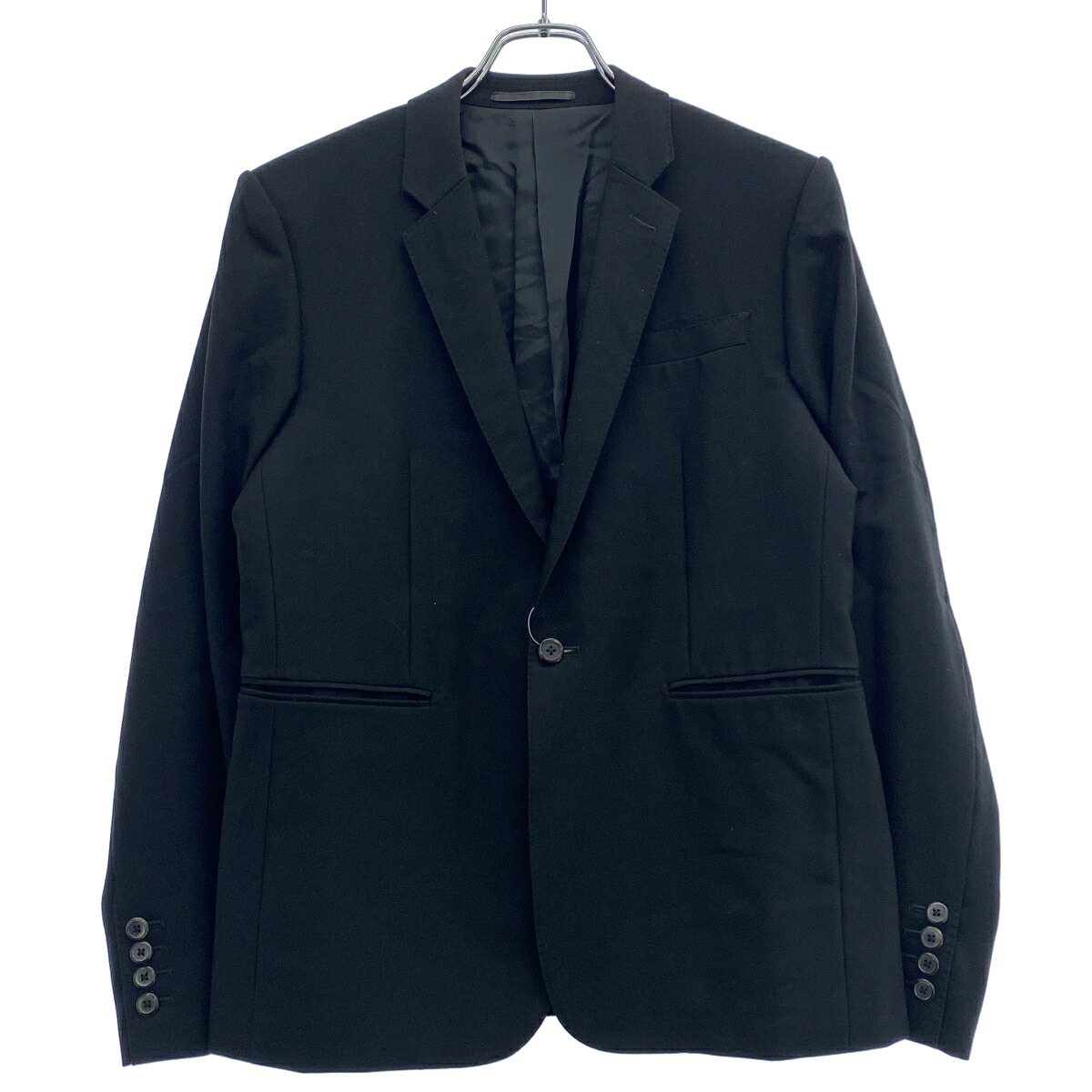 LAD MUSICIAN ラッドミュージシャン 14SS ナローラペル1Bテーラードジャケット 2114-301 ブラック 42 【中古】 IT2OXYXQTVL6｜MODESCAPE 店 9,524円
