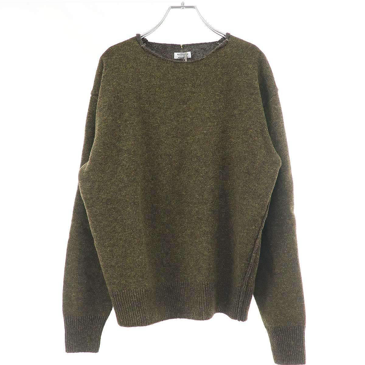 MAATEE＆SONS マーティーアンドサンズ 25AW くるみ起毛SWEATER MT5303-0123 カーキ 2 【中古】 ITJ79X0DL6FK｜MODESCAPE 店 35,307円